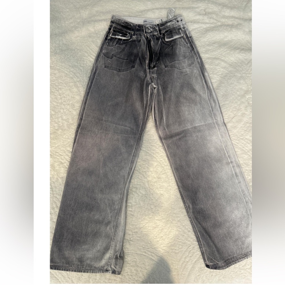 Retro silver contrast jeans!